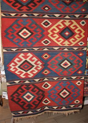 Azeri Kelim ca. 275 x 97 cm, - Furniture, carpets