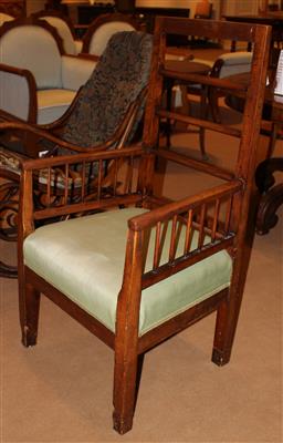 Biedermeier-Armsessel, - Furniture, carpets