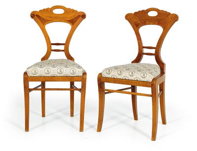 Ein Paar Biedermeier-Sessel, - Furniture, carpets