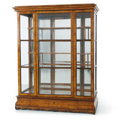 Spätbiedermeier-Vitrine, - Mobili e tappeti