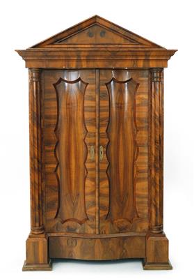 Ungewöhnlicher Biedermeier Schrank, - Möbel, Teppiche und dekorative Kunst