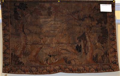 Tapisserie ca. 212 x 295 cm, - Möbel und dekorative Kunst "Schwerpunkt Garten-Möbel & Garten-Dekoration"
