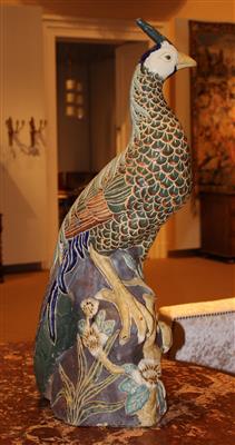 Dekorationsfigur "Pfau", - Summer-auction