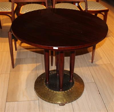 Runder Jugendstil-Tisch, - Summer-auction