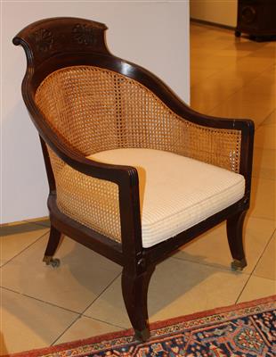 Englischer Armsessel, - Furniture, carpets