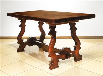 Tisch, - Möbel und dekorative Kunst
