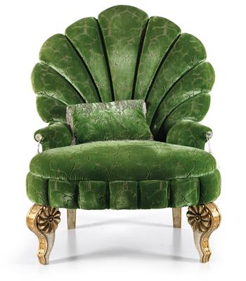 Großer extravaganter Fauteuil, - Nábytek