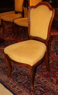 Satz von 5 Sesseln um 1860/70, - Furniture