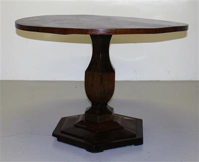 Runder Biedermeier-Salontisch,1. Hälfte 19. Jh., - Furniture