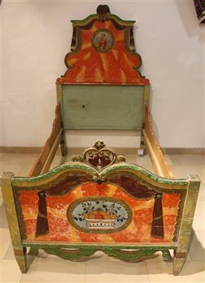 Bäuerliches Bett, - Mobili ed arti decorative