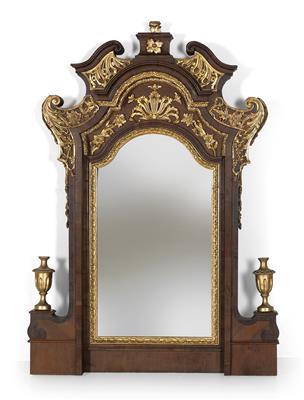 Barocker Aufsatzspiegel, - Furniture and Decorative Art