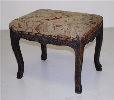 Hocker im Barockstil, - Furniture and Decorative Art