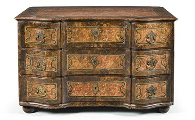 Provinzielle Barockkommode, - Furniture and Decorative Art