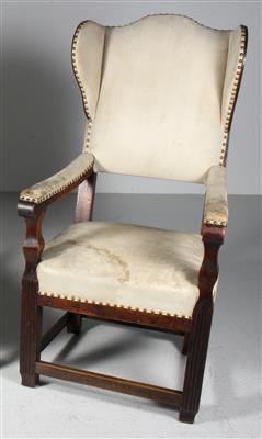 Prov. Ohrenbackenfauteuil, - Furniture and Decorative Art