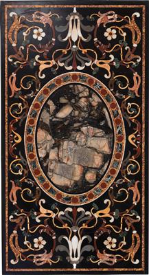 Kleine Pietra Dura- Platte, - Furniture and Decorative Art