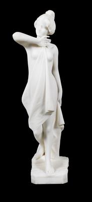 Pietro Bozzanti (Florenz 1825-1895), Skulptur "schreitender weiblicher Halbakt" - Möbel und dekorative Kunst