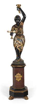 Venezianische Leuchterfigur, - Furniture and Decorative Art