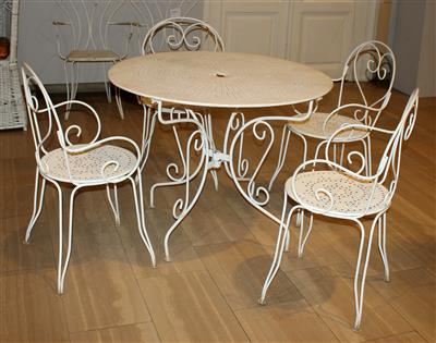 Gartensitzgruppe, - Furniture and Decorative Art