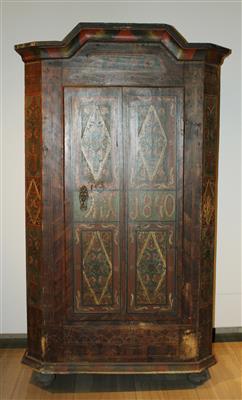 Kl. Bauernschrank, - Furniture and Decorative Art