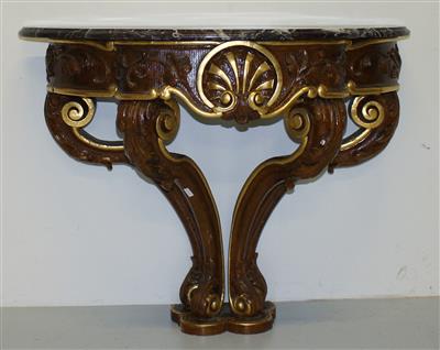 Wandkonsole im Barockstil, - Furniture and Decorative Art