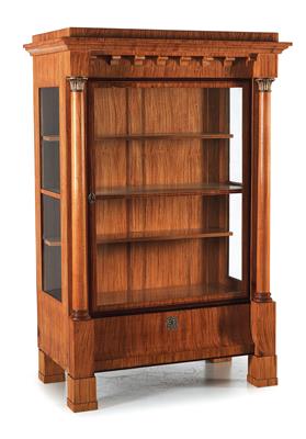 Biedermeier Vitrine, - Furniture and Decorative Art