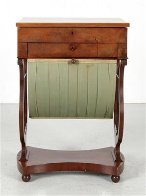 Biedermeier Nähtischchen, - Möbel und dekorative Kunst