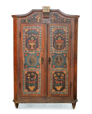 Oberösterreichischer Bauernschrank, - Mobili e arti decorative