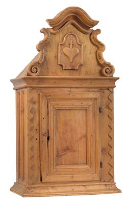 Prov. barockes Aufsatzkästchen, - Furniture and Decorative Art