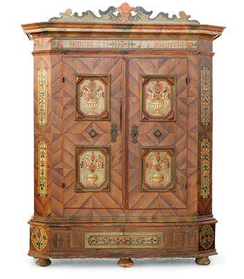 Österreichischer Bauernschrank, - Furniture and Decorative Art