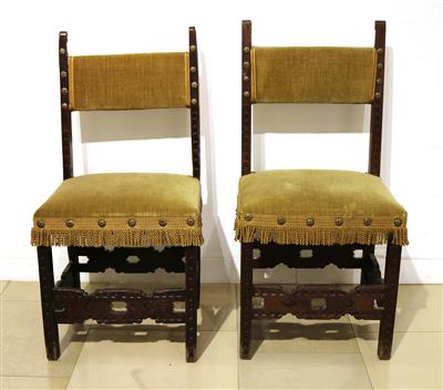 Paar provinzielle Sessel, - Möbel und dekorative Kunst