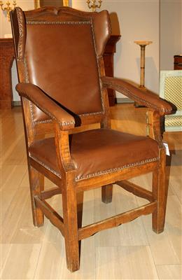 Prov. Ohrenbackenfauteuil, - Furniture and Decorative Art