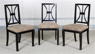 3 Sessel, - Depot Reinhold Hofstätter