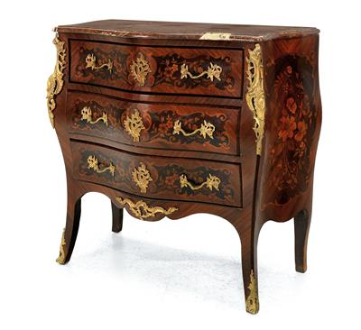 Salonkommode im franz. Louis XV-Stil, - Furniture and Decorative Art
