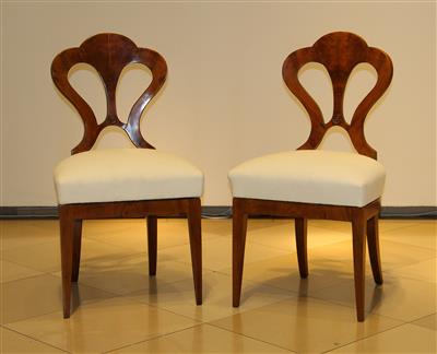 Paar Biedermeier Sessel, - Möbel