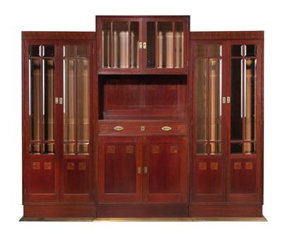 Jugendstil Bücherschrank, - Möbel und dekorative Kunst