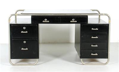Schreibtisch im Stile des Bauhauses, - Möbel und dekorative Kunst