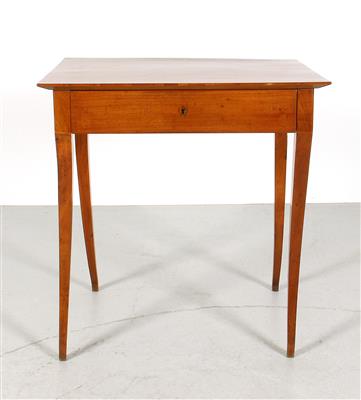 Rechteckiger BiedermeierBeistelltisch um 1825/30, - Furniture