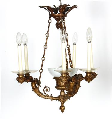 Kleiner neoklassizistischer Luster, - Furniture and Decorative Art