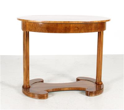 Ovaler Salontisch im Biedermeier-Stil, - Summer auction Furniture