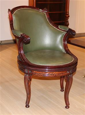 Englischer Drehfauteuil, - Summer auction Furniture