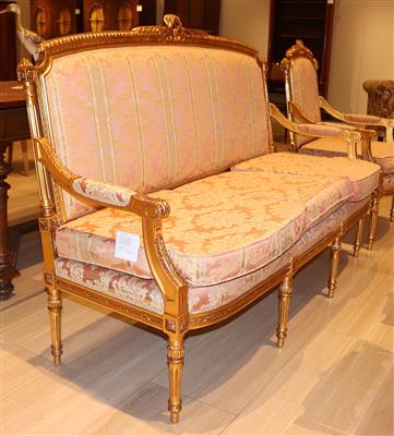 Sitzbank i. Louis XVI- Stil, - Letní aukce Nábytek
