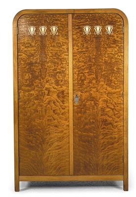 Jugendstil-Garderobeschrank, - Nábytek