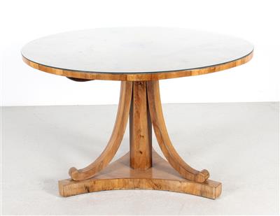 Runder Biedermeier Tisch, - Furniture and Decorative Art