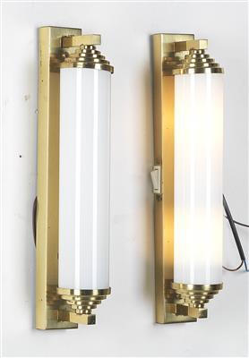 2 Wandappliken, - 130 Vintage Lamps