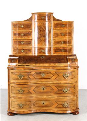 Tabernakel Schreibschrank im Barockstil, - Furniture