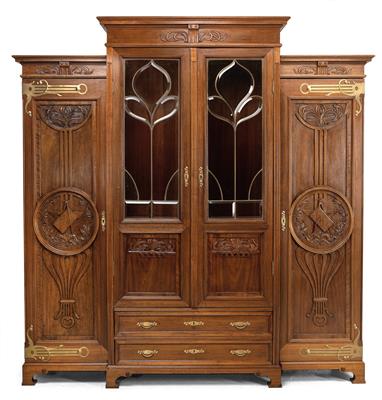 Jugendstil Bücherschrank/vitrine - Nábytek