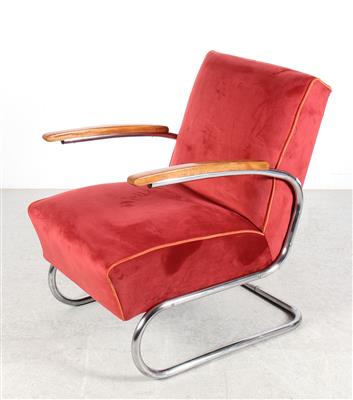 Freischwinger in der Art von Mücke  &  Melder 1950er Jahre, - Furniture