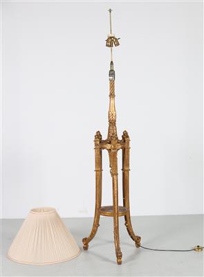 Bodenstandlampe in klassizistischer Art, - Möbel