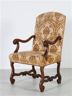 Armsessel i. Barockstil, - Furniture