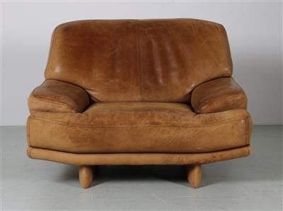 Gr. Lederfauteuil, - Mobili